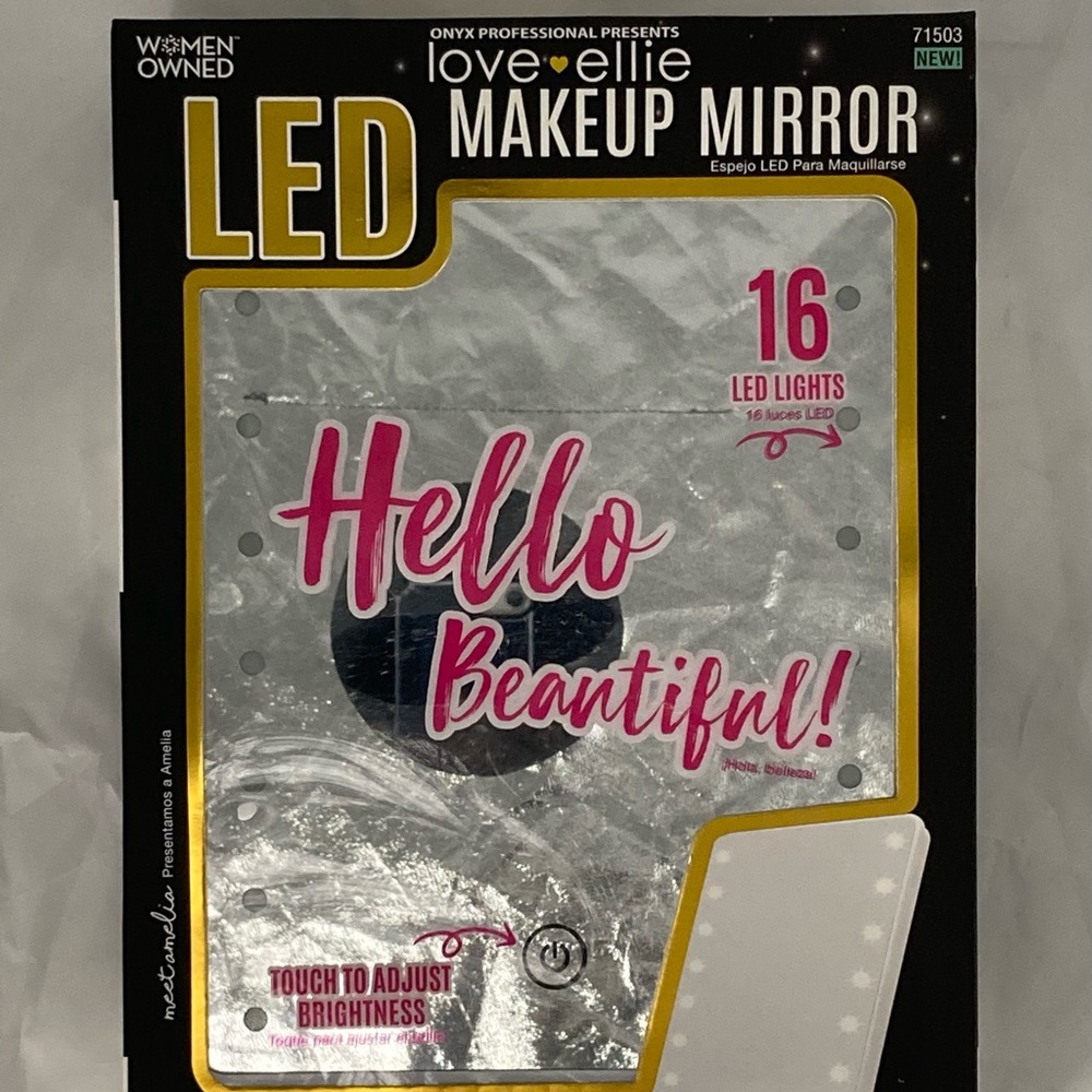 Onyx Love Ellie LED Vanity Makeup Mirror
